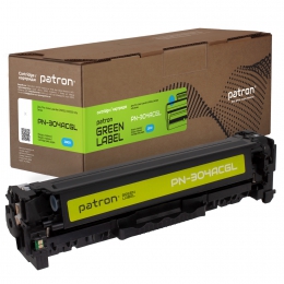 Картридж сумісний HP 304a (cc531a) green label, блакитний Patron (pn-304acgl) CT-HP-CC531A-C-PN-GL