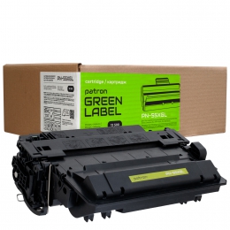 Картридж сумісний HP 55x (ce255x) green label Patron (pn-55xgl) CT-HP-CE255X-PN-GL