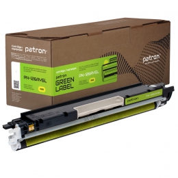 Тонер-картридж совместимый HP 126a (ce312a) green label, желтый Patron (pn-126aygl) CT-HP-CE312A-Y-PN-GL