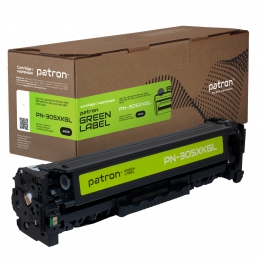 Картридж сумісний HP 305x (ce410x) чорний green label Patron (pn-305xkgl) CT-HP-CE410X-B-PN-GL