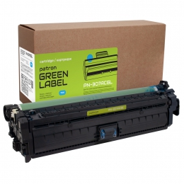 Картридж сумісний HP 307a (ce741a) блакитний green label Patron (pn-307acgl) CT-HP-CE741A-C-PN-GL