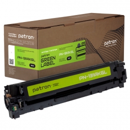 Картридж сумісний HP 131a (cf210a) green label, чорний Patron (pn-131akgl) CT-HP-CF210A-B-PN-GL