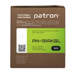 Картридж сумісний HP 131a (cf210a) green label, чорний Patron (pn-131akgl) CT-HP-CF210A-B-PN-GL