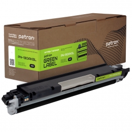 Тонер-картридж совместимый HP 130a (cf350a) green label, черный Patron (pn-130akgl) CT-HP-CF350A-B-PN-GL
