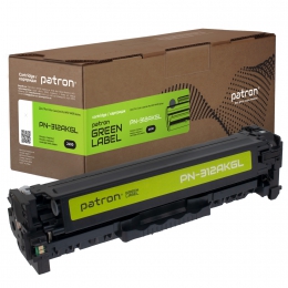 Картридж совместимый HP 312a (cf380a) green label, черный Patron (pn-312akgl) CT-HP-CF380A-B-PN-GL