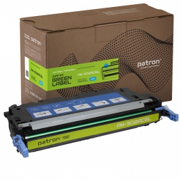 Картридж сумісний HP 502a (q6471a) green label, блакитний Patron (pn-502acgl) CT-HP-Q6471A-C-PN-GL
