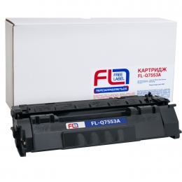 Картридж сумісний HP 53a (q7553a) free label (fl-q7553a) CT-HP-Q7553A-FL