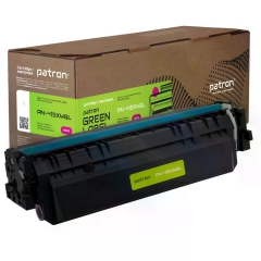 Картридж сумісний HP 415X (W2033X) Green Label, пурпуровий Patron (PN-415XMGL) CT-HP-W2033X-M-PN-GL