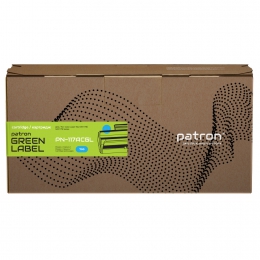 Тонер-картридж совместимый HP 117a (w2071a) green label, голубой Patron (pn-117aсgl) CT-HP-W2071A-C-PN-GL