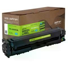 Картридж совместимый HP 216A (W2411A) Green Label, голубой Patron (PN-216ACGL) CT-HP-W2411A-C-PN-GL