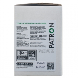 Тонер-картридж сумісний Konica Minolta 4518812/1710567-002 green label Patron (pn-pp1300gl) CT-MIN-PP-1300-PN-GL