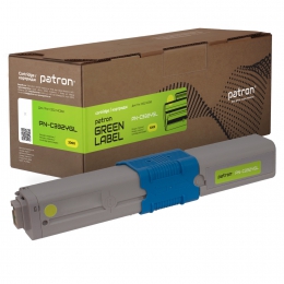 Тонер-картридж совместимый oki 46508733 green label, желтый Patron (pn-c332ygl) CT-OKI-C332-Y-PN-GL