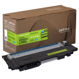 Тонер-картридж сумісний Samsung clt-c404s блакитний green label Patron (pn-c404gl) CT-SAM-CLT-C404SPNGL