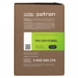Картридж сумісний Samsung ml-d3470b green label Patron (pn-d3470bgl) CT-SAM-ML-D3470BPNGL