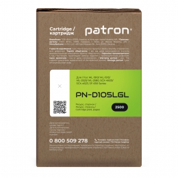 Картридж совместимый Samsung mlt-d105l (ml-1910) green label Patron (pn-d105lgl) CT-SAM-MLT-D105LPNGL
