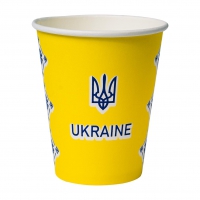 Стакан паперовий, об'єм 250 мл PATRIOT 50шт Україна CUP250PAT