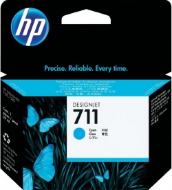 Картридж HP No.711 DesignJet 120/520 Cyan CZ130A
