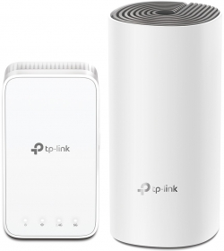 Маршрутизатор TP-LINK DECO E3 2PK (Deco E4R +Deco M3W) AC1200 2xFE LAN/WAN MU-MIMO MESH DECO-E3-2-PACK