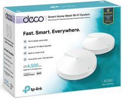 Маршрутизатор TP-LINK DECO M9 plus 2PK AC2200 2xGE LAN/WAN 1xUSB 2.0 MU-MIMO Zigbee MESH 3-band DECO-M9-PLUS-2-PACK