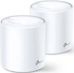 Маршрутизатор TP-LINK DECO X60 2PK AX3000 1xGE LAN 1xGE WAN MU-MIMO OFDMA MESH DECO-X60-2-PACK