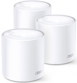 Маршрутизатор TP-LINK DECO X60 3PK AX3000 1xGE LAN 1xGE WAN MU-MIMO OFDMA MESH DECO-X60-3-PACK