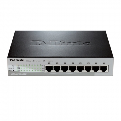 Коммутатор D-Link DES-1210-08P 8xFE, PoE, WebSmart