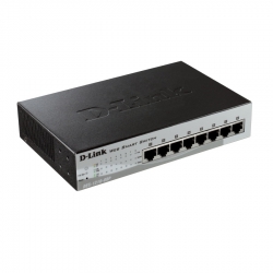 Коммутатор D-Link DES-1210-08P 8xFE, PoE, WebSmart