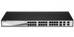 Коммутатор D-Link DES-1210-28 24xFE, 2xGE, 2xGE/SFP, Websmart