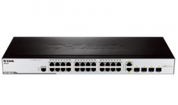 Коммутатор D-Link DES-3200-28 24xFE, 2xGE/SFP, 2xSFP, L2