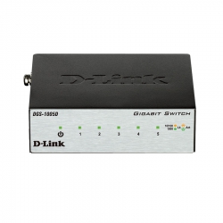 Комутатор D-Link DGS-1005D 5xGE, Некерований
