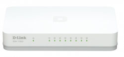 Коммутатор D-Link DGS-1008A 8xGE, Неуправляемый