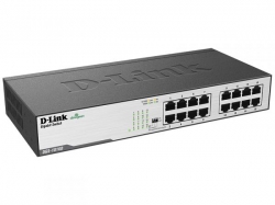 Коммутатор D-Link DGS-1016D 16xGE, Неуправляемый