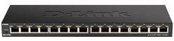 Коммутатор D-Link DGS-1016S/E 16xGE, Неуправляемый