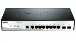 Коммутатор D-Link DGS-1210-10/ME 8xGE, 2xSFP