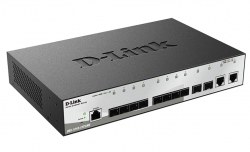Коммутатор D-Link DGS-1210-12TS/ME 10xSFP, 2xGE