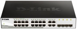 Коммутатор D-Link DGS-1210-20/FL 16xGE, 4xSFP/GE, Websmart