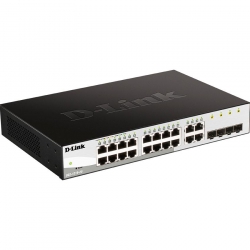 Коммутатор D-Link DGS-1210-20/FL 16xGE, 4xSFP/GE, Websmart