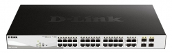 Коммутатор D-Link DGS-1210-28P 24xGE PoE, 4xGE/SFP, 193Вт, WebSmart DGS-1210-28P/E