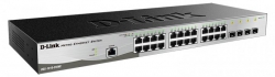 Коммутатор D-Link DGS-1210-28P/ME/B 24xGE PoE, 4xSFP