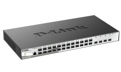 Комутатор D-Link DGS-1210-28XS/ME 24xSFP, 4xSFP+