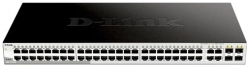Коммутатор D-Link DGS-1210-52/FL 48xGE, 4xGE/SFP