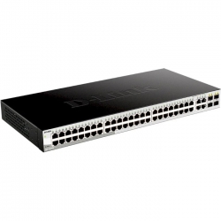Коммутатор D-Link DGS-1210-52/FL 48xGE, 4xGE/SFP