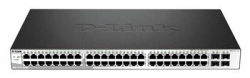 Коммутатор D-Link DGS-1210-52/ME/A1 48port 1GE, 4xSFP/1GE, WebSmart, Metro