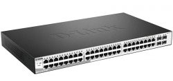Коммутатор D-Link DGS-1210-52/ME/A1 48port 1GE, 4xSFP/1GE, WebSmart, Metro