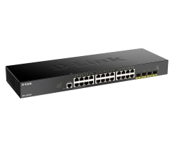 Коммутатор D-Link DGS-1250-28X 24xGE, 4xSFP+, WebSmart