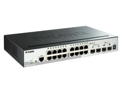 Коммутатор D-Link DGS-1510-20/E 16xGE, 2xSFP, 2xSFP+, SmartPro