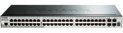 Коммутатор D-Link DGS-1520-52/E 48xGE, 2x10GE, 2xSFP+, L3, Стекируемый