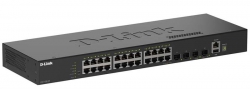 Коммутатор D-Link DGS-1530-28 24xGE, 4xSFP+ Управляемый, L2+
