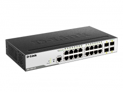 Коммутатор D-Link DGS-3000-20L 16xGE, 4xSFP, L2