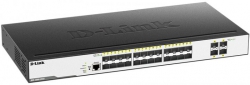 Комутатор D-Link DGS-3000-28XS 24xSFP, 4xSFP+, L2